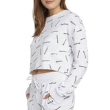 Dickies Women's Crop Top All Over logo Sweatshirt