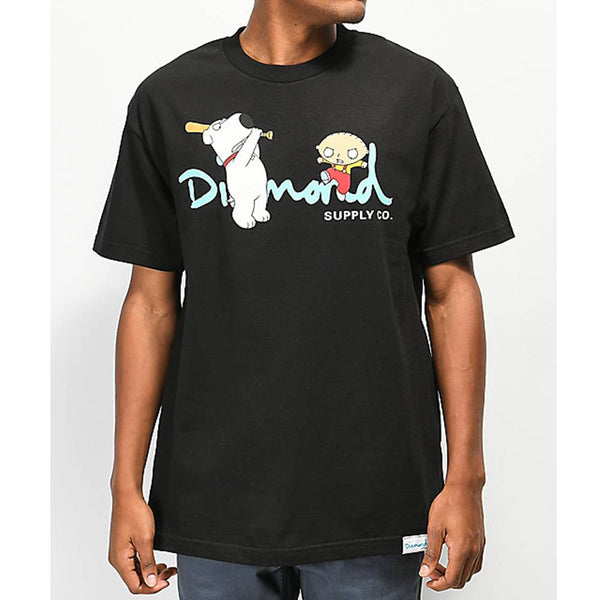 Diamond X Family Guy Og Script T-shirt
