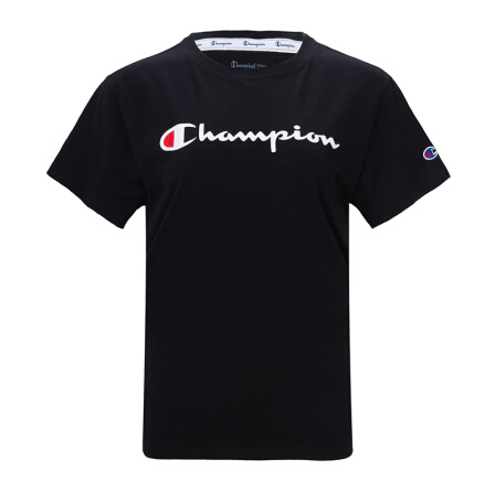 CHAMPION WOMEN'S CLASSIC GRAPHIC TEE BLACK