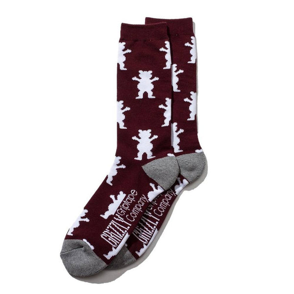 Grizzly Repeat Heather Socks