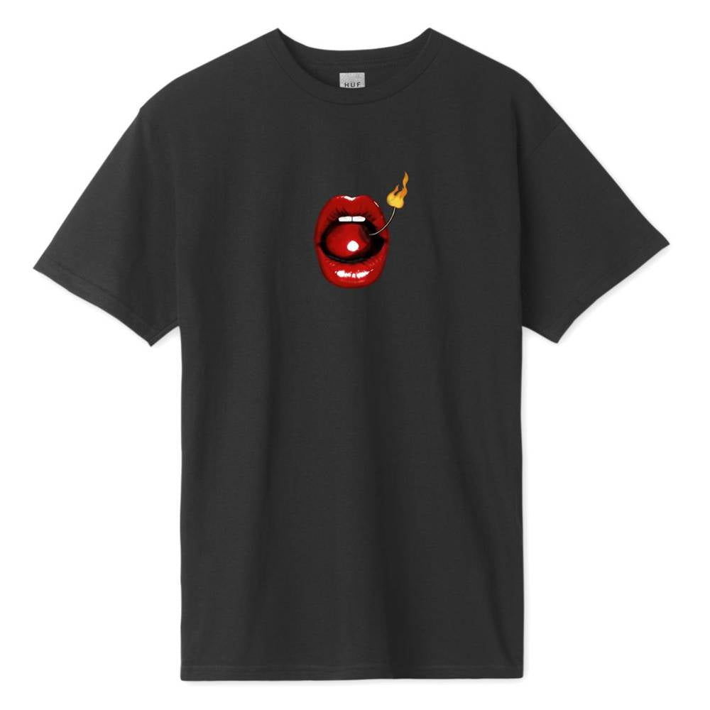 ★国内在庫/即発可*HUF*HOT-LIPSロゴTシャツ/WHITE★ Fashion Space Store SHOP ONLINE - streetwear - urbanfashion