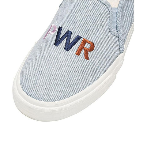 Keds WOMEN'S DOUBLE DECKER EMBROIDERY 'GRL PWR’ slip-on sneaker