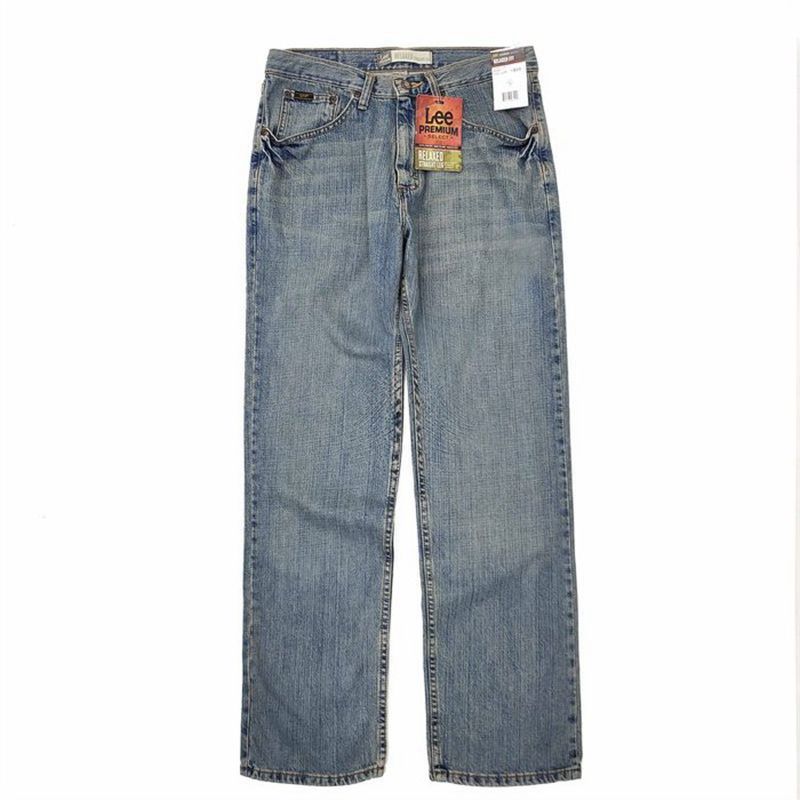 パンツ 5 1/2 LOOSE-STRAIGHT DENIM Lee Men's Premium Select Relaxed-Fit Straight-Leg Jean