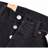 Levi's Men's 501 Original Mid Rise Regular Fit Straight Leg Jeans double black 00501-0660