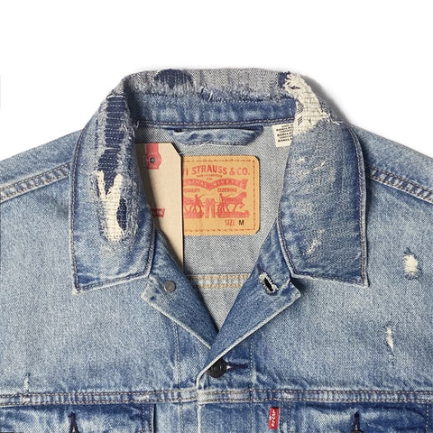 Levi's Men's Denim Trucker Jacket 72334-0475 Get Ripped