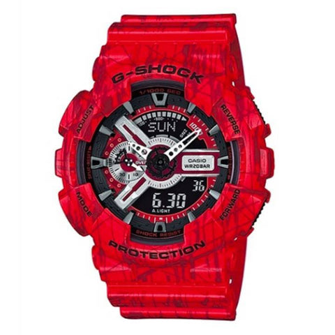 G-SHOCK GA-110SL-4A RED SLASH WATCH