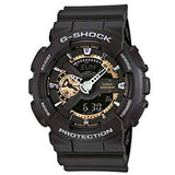 G-Shock GA-110RG-1ACR Resin Case Black Resin Band Black Dial Watch