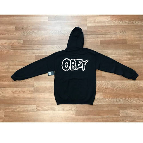 Obey Misfits Logo Hoodie. Unisex.