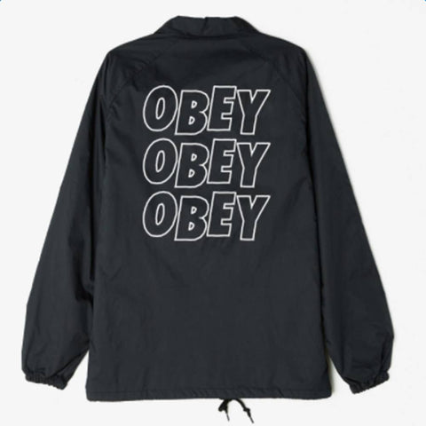 Obey Jumble x3 Coach Jacket