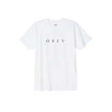 Obey NOVEL OBEY Men’s Regular fit.Crew neck tee White