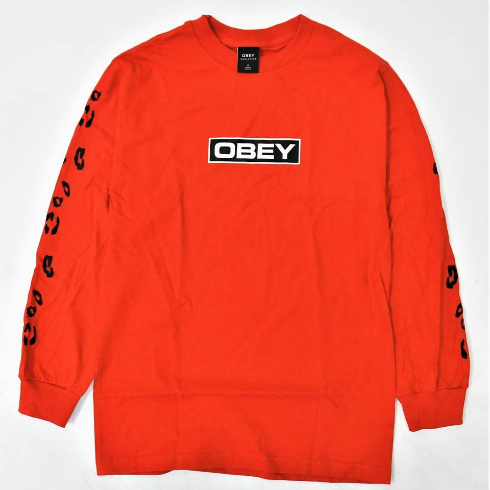 Obey LEO DEPOT Relaxed fit boyfriend-inspired long sleeve