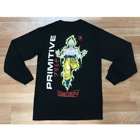 Primitive Goku Power Up Long Sleeve