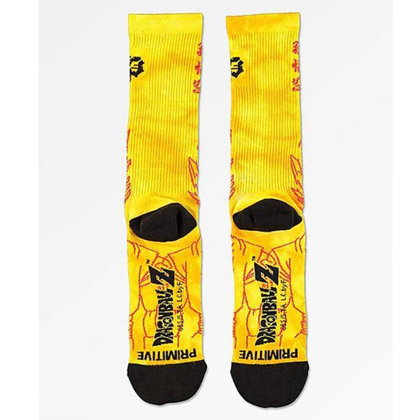 Primitvie Saiyan Goku Crew Sock