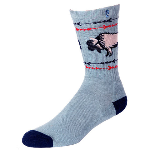Psockadelic Buffalo Sock