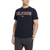 Tommy Hilfiger Mens Collegiate Logo Graphic T-Shirt Navy