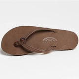 Rainbow Sandals Single Layer Thick Strap Sandals