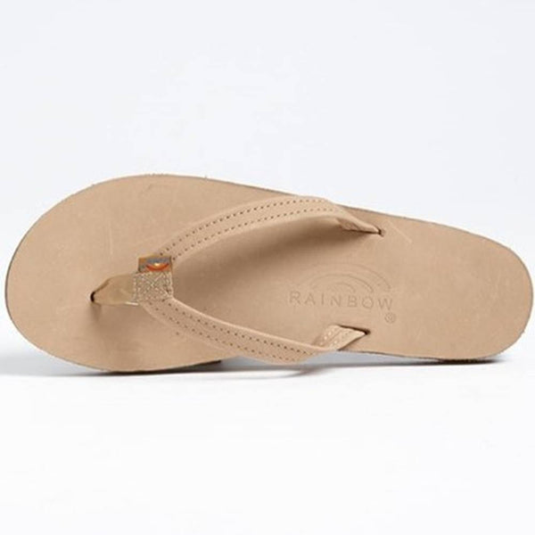 Rainbow Sandals Single Layer Thick Strap Sandals