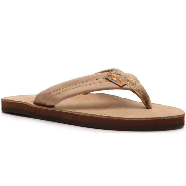 Rainbow Sandals Single Layer Thick Strap Sandals