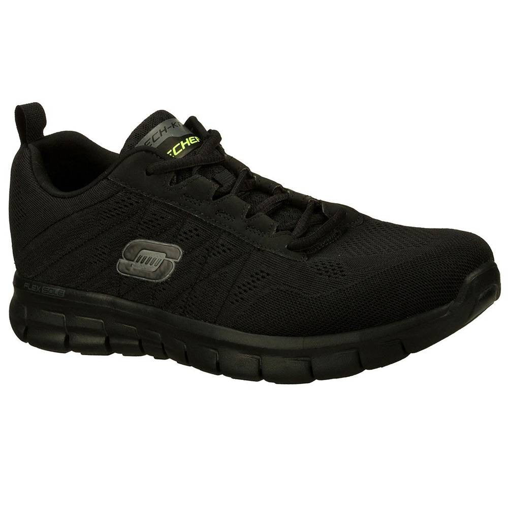 Skechers Sport Synergy Shoes Black/Grey Clearance Sale HiPOP Fashion