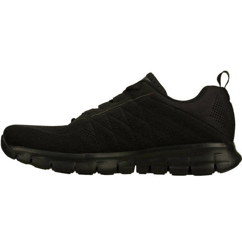 Skechers Sport Synergy Power Shoes Black/Grey Final Clearance Sale