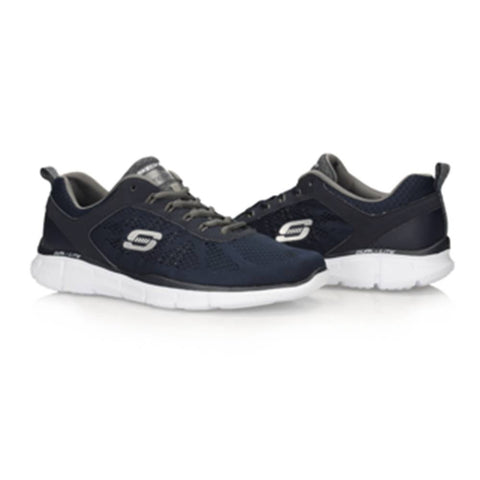 Skechers Equalizer Training Shoes Navy/Grey Final Clearance Sale