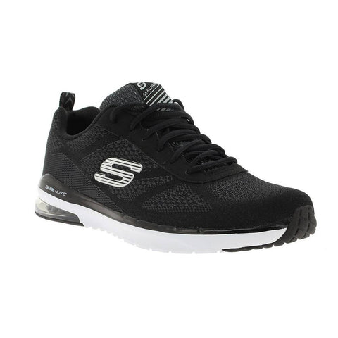 Skechers Sport Air Infinity Shoes Black/White/Red Final Clearance Sale