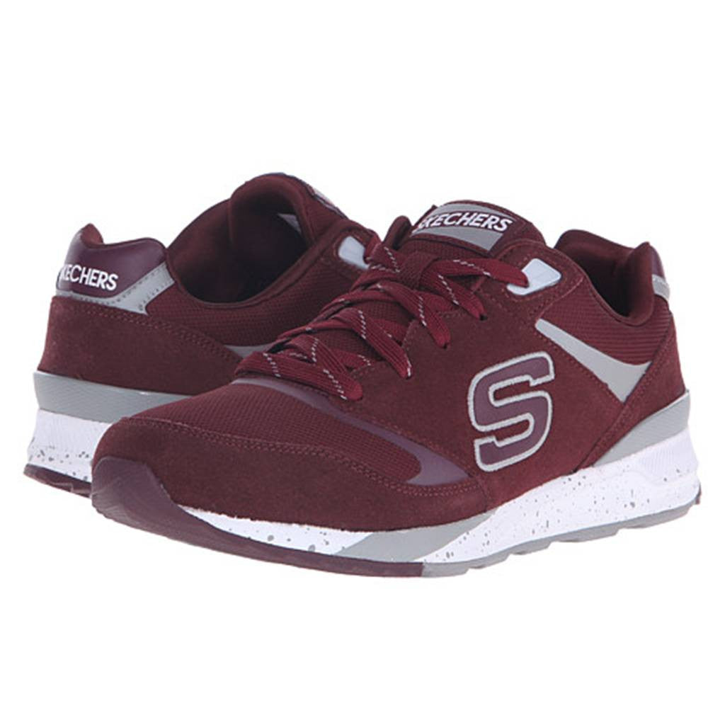 Skechers Men's 90 Shoes Burgundy Final Clearance Sale – HiPOP