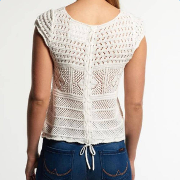 Superdry Alexis Crochet Knit