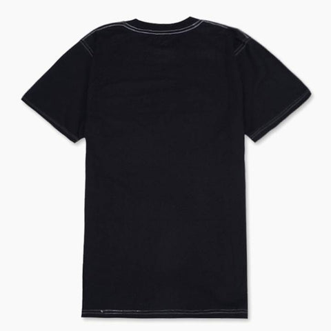 CHAMPION CLASSIC CONTRAST STITCH TEE BLACK