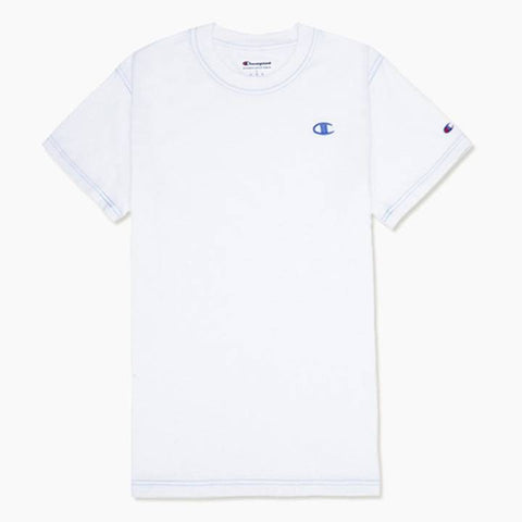 CHAMPION CLASSIC CONTRAST STITCH TEE WHITE