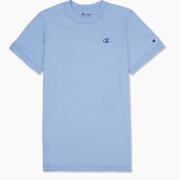 CHAMPION CLASSIC CONTRAST STITCH TEE BLUE