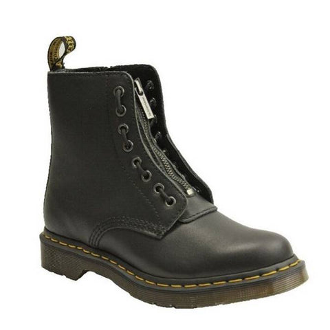 Dr.Martens Women's 1460 Pascal FRNT Zip Mid Calf Boot Black