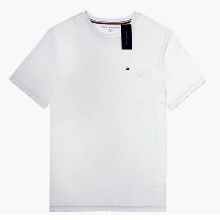 White Crew Neck Tee, T-Shirts For Men