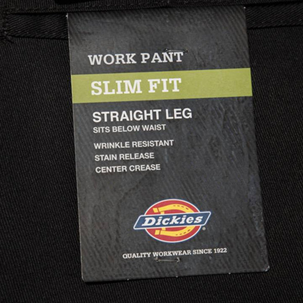 Dickies Slim Fit Work Pants WP873 Black