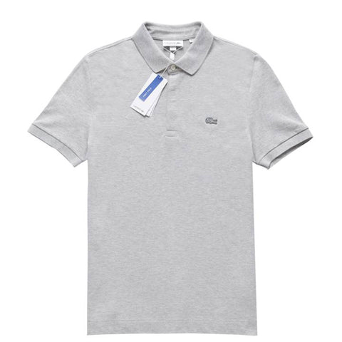 Lacoste Men's Solid Stretch Polo Grey