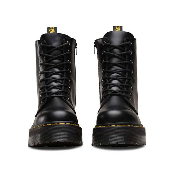 Dr. Martens Jadon 8-Eye Leather Platform Boot for Men and Women Black