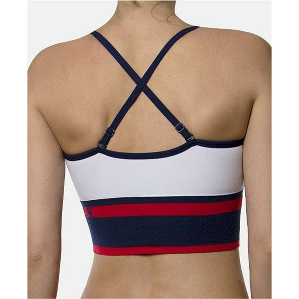 TOMMY HILFIGER Women's Sport Seamless Convertible Longline Bandeau