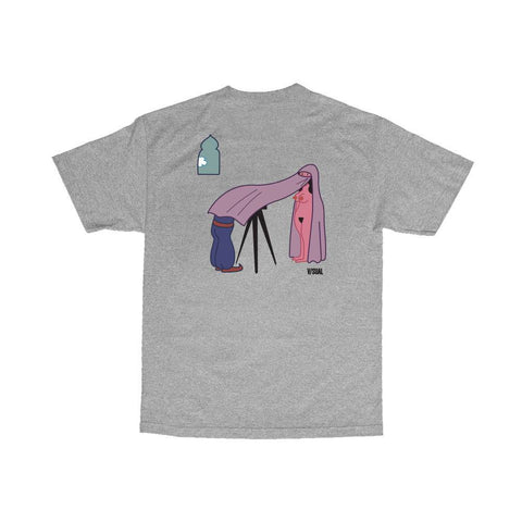 VISUAL Forbidden Heather Grey Tee