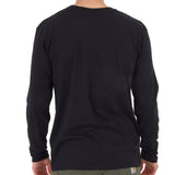 VISUAL Taped Long Sleeve Black Tee