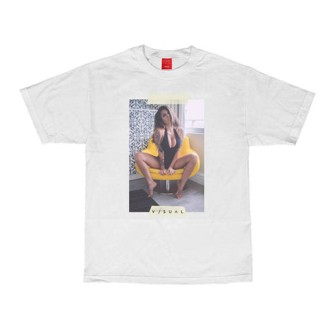 VISUAL Taped White Tee