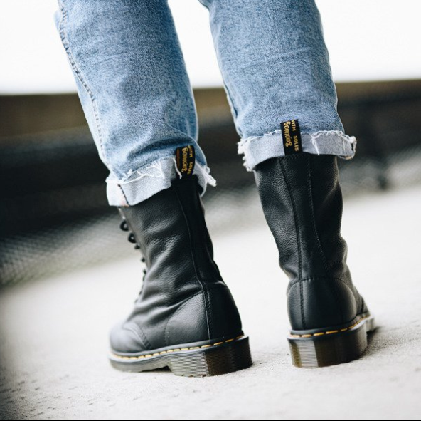 Doc martens top mid calf boots