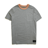 Calvin Klein Jeans Mens Ringer Basic T-Shirt White