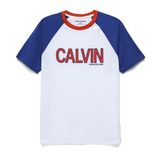Calvin Klein Jeans Athletic Logo Tee Blue