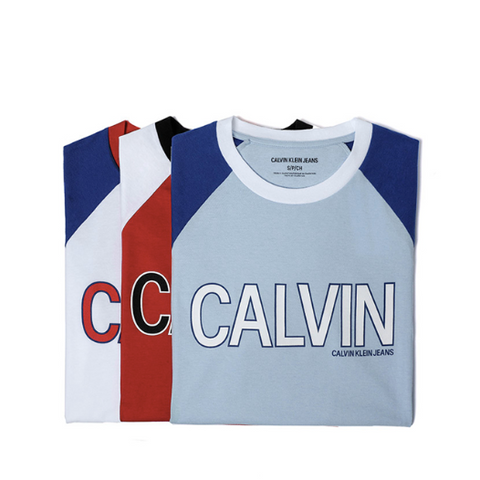 Calvin Klein Jeans Athletic Logo Tee White