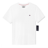 Tommy Hilfiger Men's Flag Crew Neck Tee White