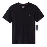 Tommy Hilfiger Men's Flag Crew Neck Tee Black