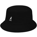 Kangol WASHED BUCKET Hat Lightweight Summer Hat Black