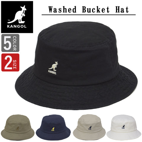 Kangol WASHED BUCKET Hat Lightweight Summer Hat Khaki